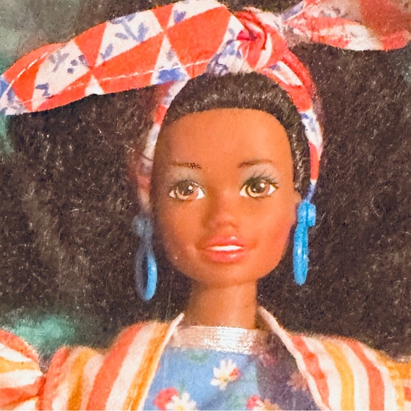 VINTAGE 1991 MATTEL JAMAICAN BARBIE DOLL OF THE WORLD ORIGINAL BOX NEW #4647. - Picture 2 of 7